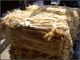 楮（こうぞ）外国（南米）産　白皮　見本画像